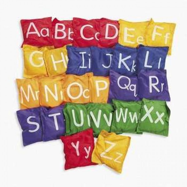 Set of 26 Uppercase Lowercase Educational Alphabet Cushions